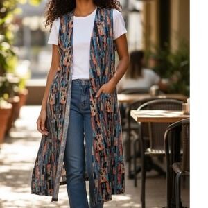 Colorful fun cardigan statement piece